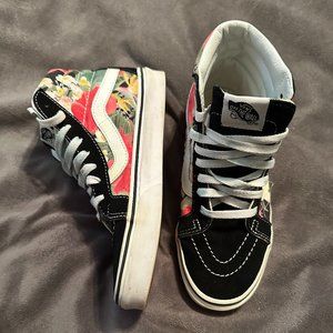 Vans Old Skool Sk8 Hi Shoes W6/M4 Floral